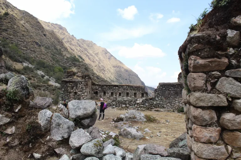 Andean valley landscape on the Lares Trek in Peru
