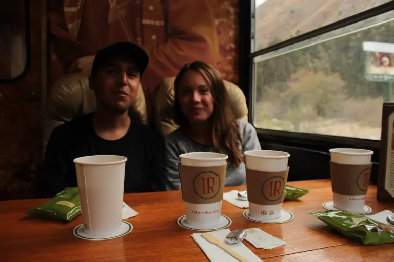 Traditional Peruvian food served during the Lares Trek